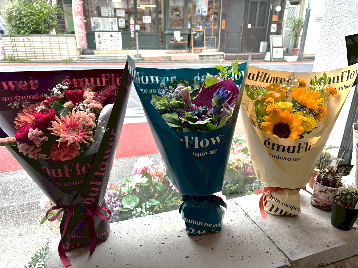 自由が丘で、想いを花に託す