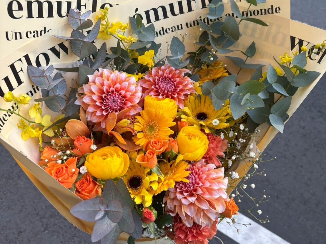 送別シーズンにぴったりのお花たち