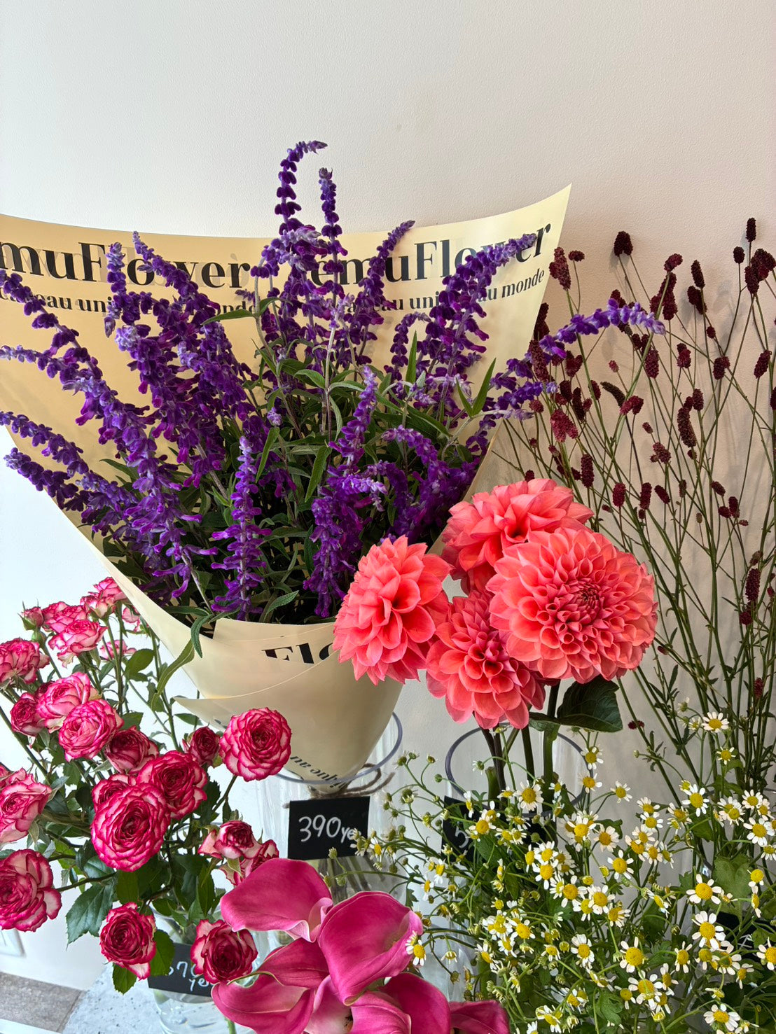 ému flower 季節のお花入荷いたしました!