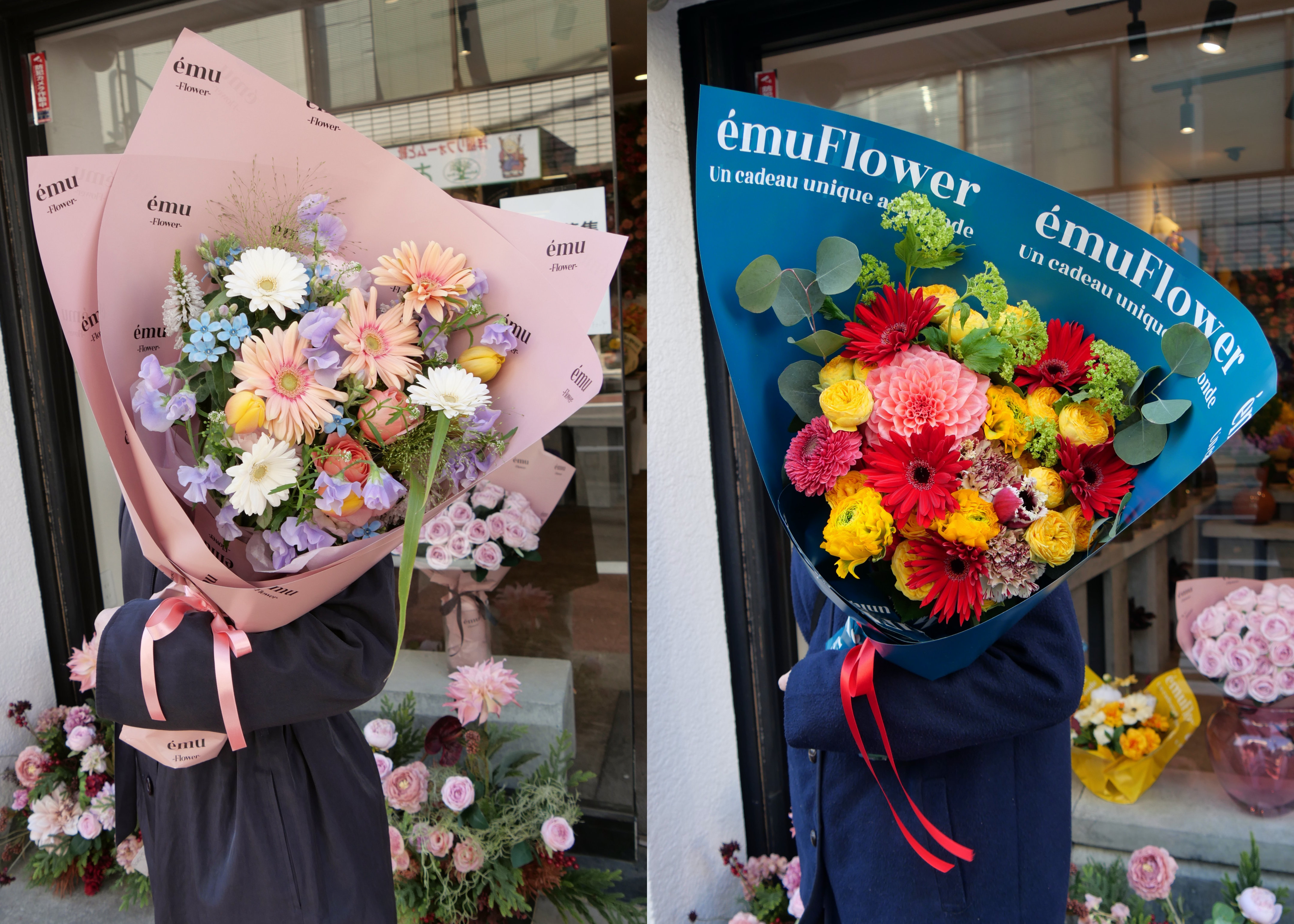 オーダーブーケ /雰囲気・ラッピングカラーの選択が可能