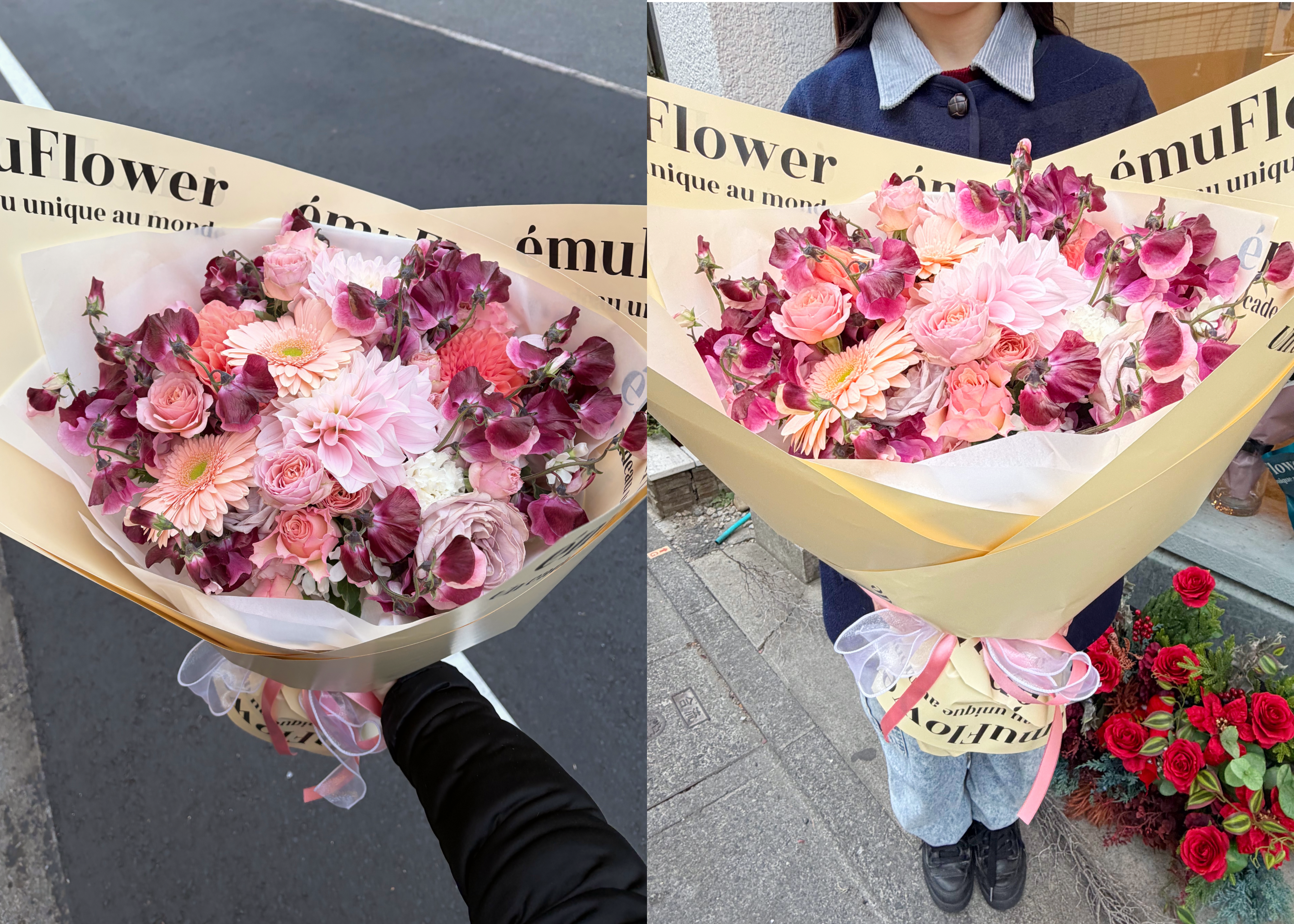 オーダーブーケ /雰囲気・ラッピングカラーの選択が可能