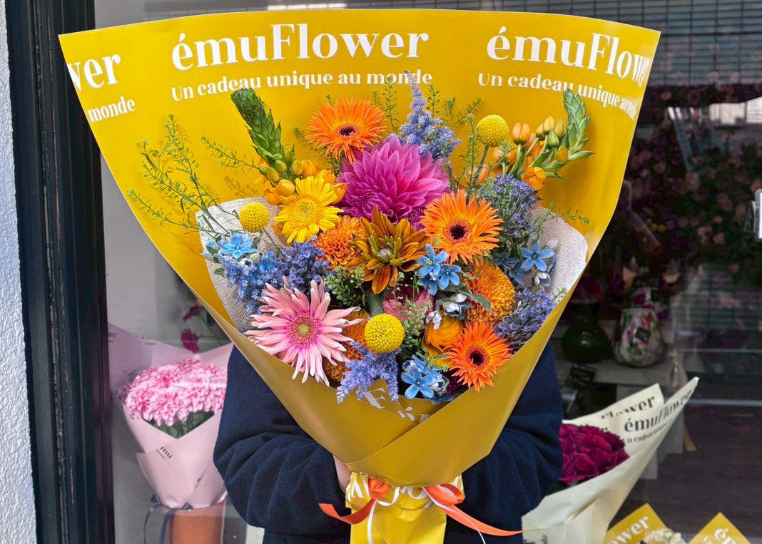 イエローPOPブーケ【XLサイズ】