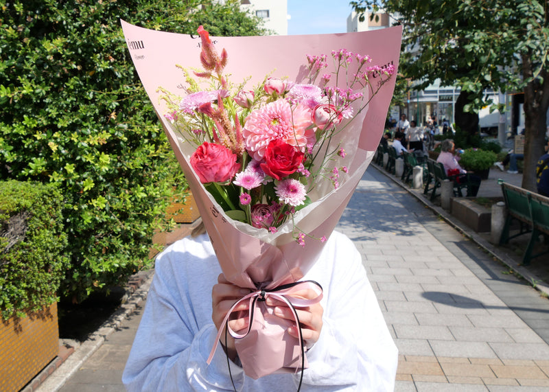 ému ピンクブーケ【各サイズM・L・XL】