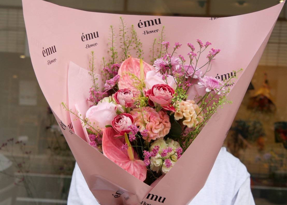【ému flower】　こだわりのラッピングペーパー