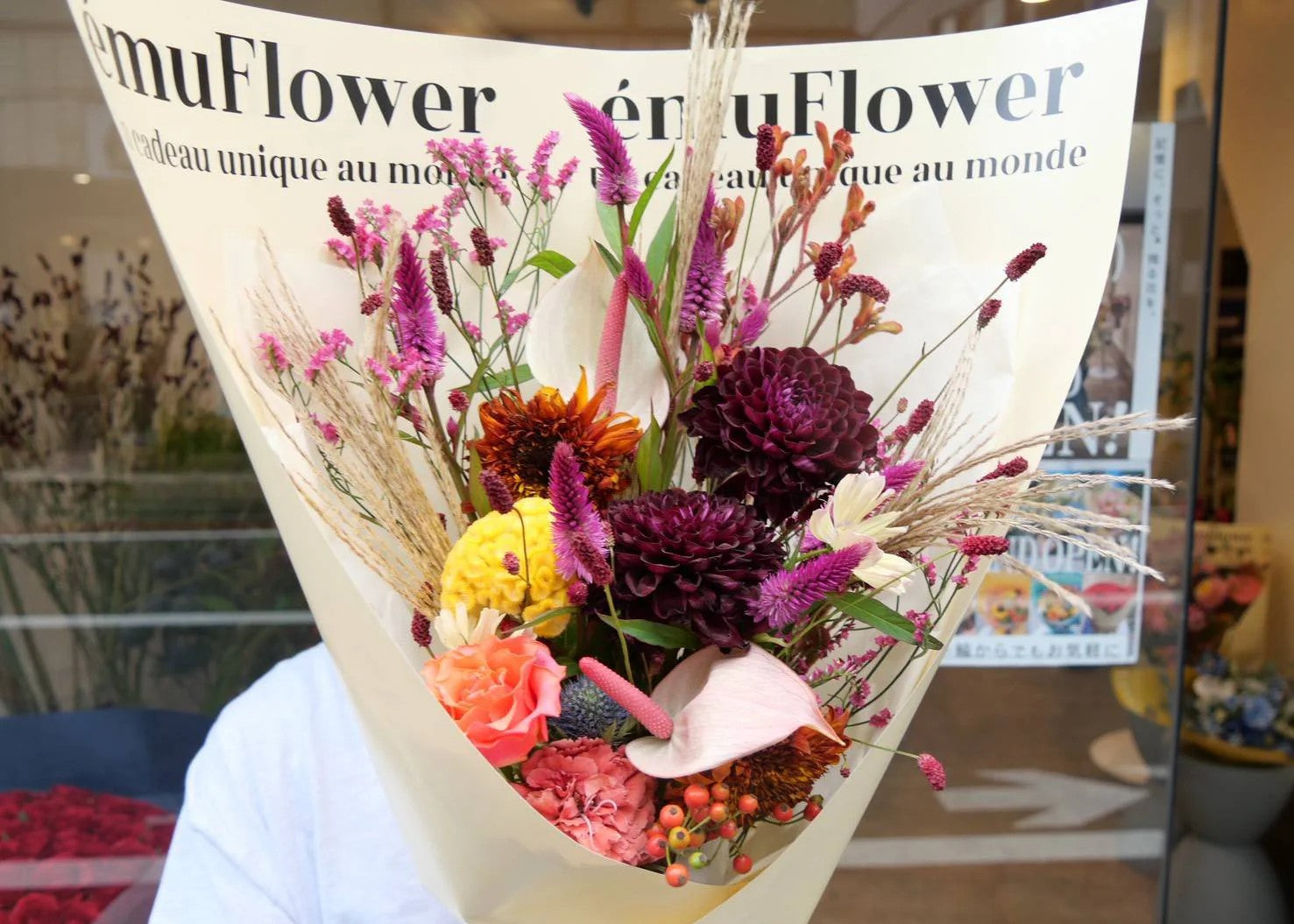 お月見🌕に花を添えて