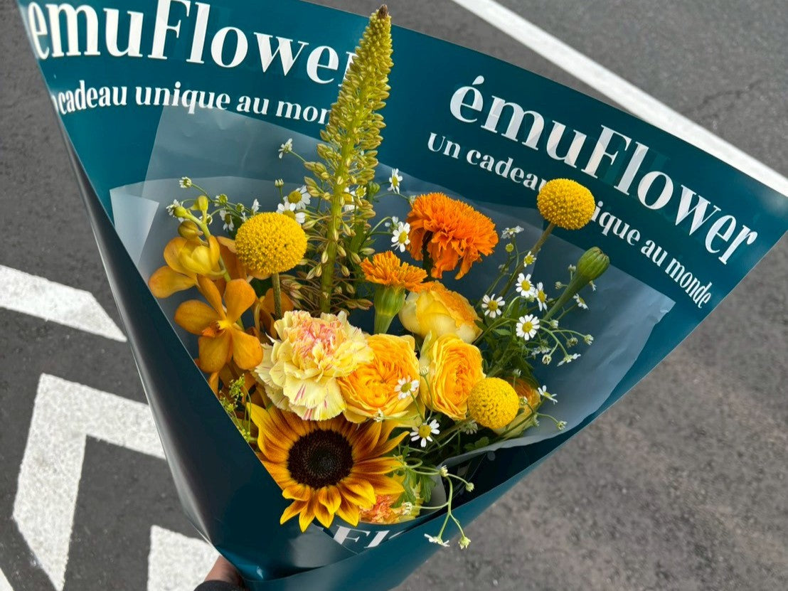 花贈りシーン紹介③お礼に添えて ― 感謝の気持ちを、花で包む