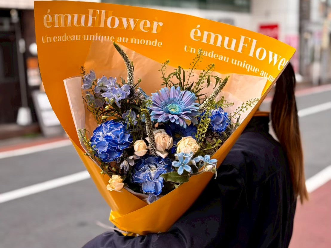 入学式にお花を贈る。