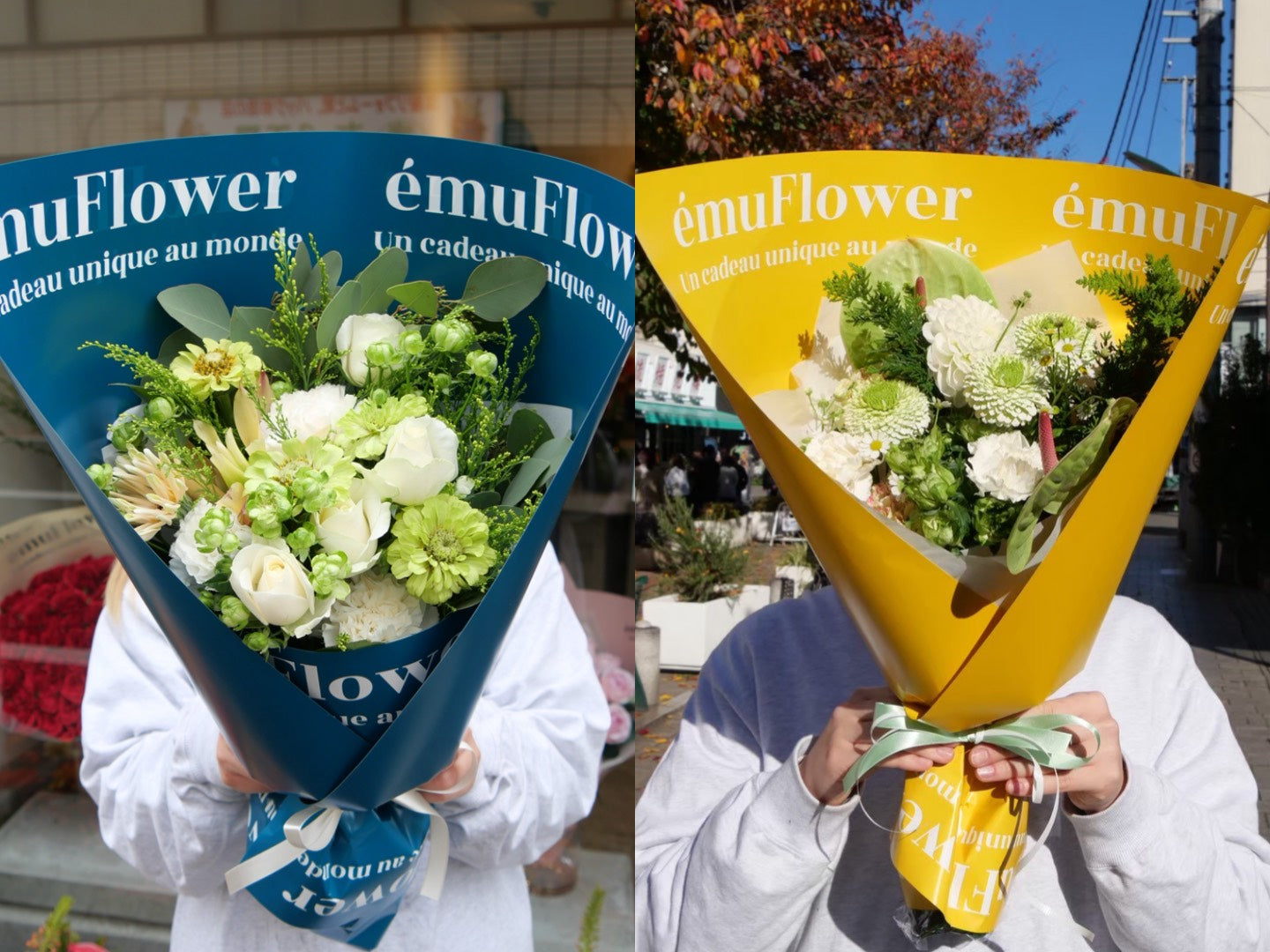 Order bouquet: 7,700 yen (flower style and wrapping color can be