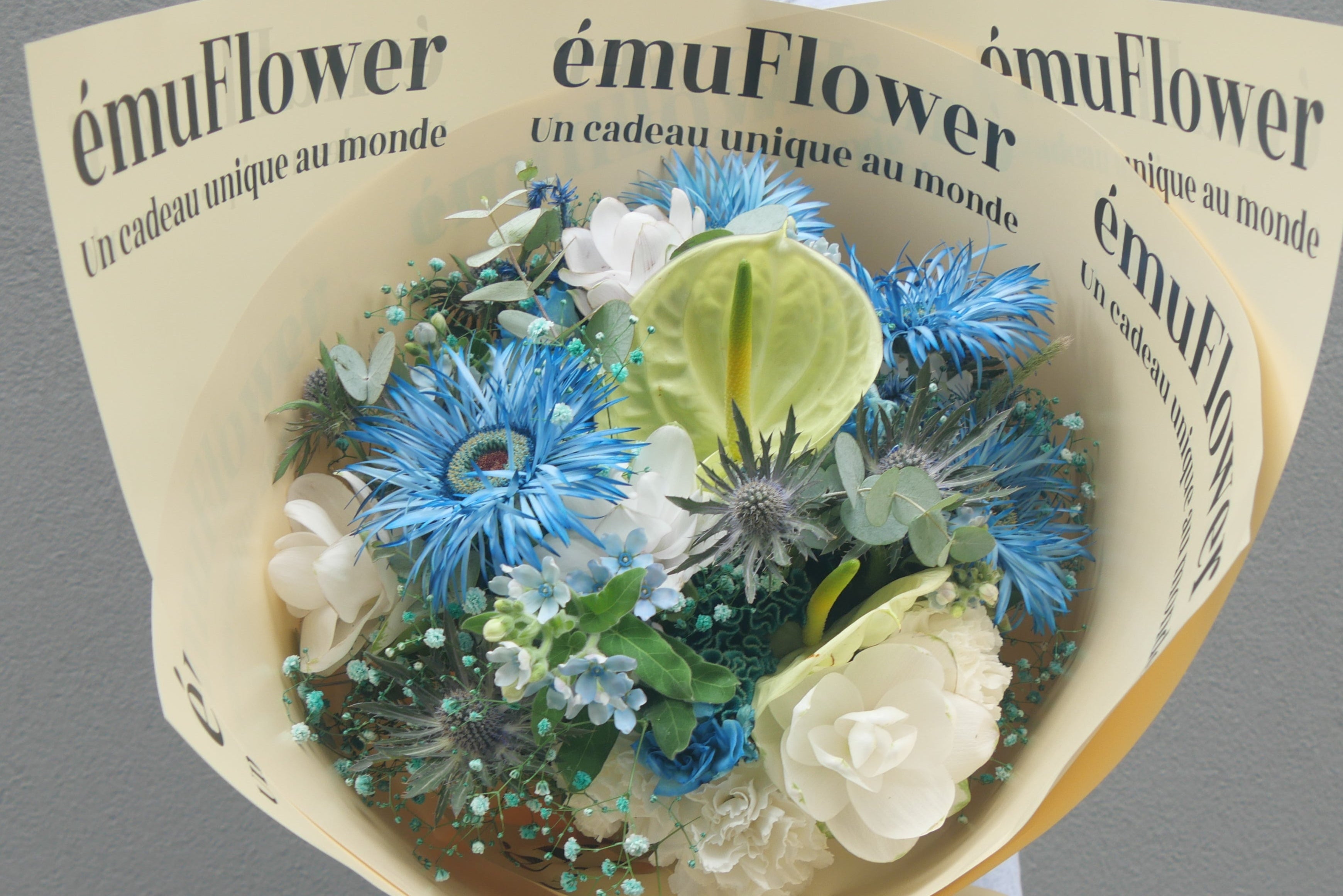 ブルーブーケ ZLサイズ【花束】 | ému Flower (エミュフラワー)