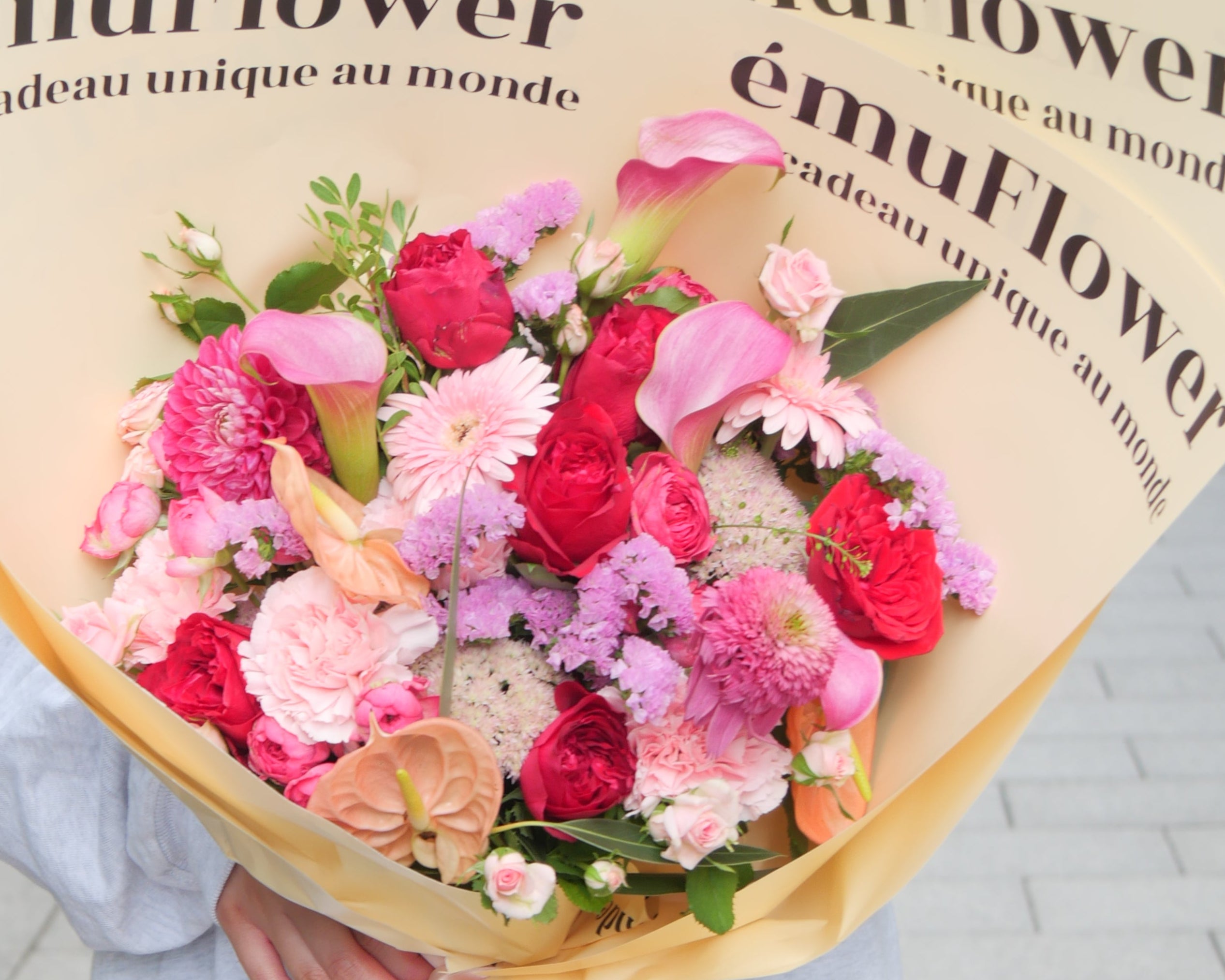 ピンクブーケ ZLサイズ 【花束】 | ému Flower (エミュフラワー)